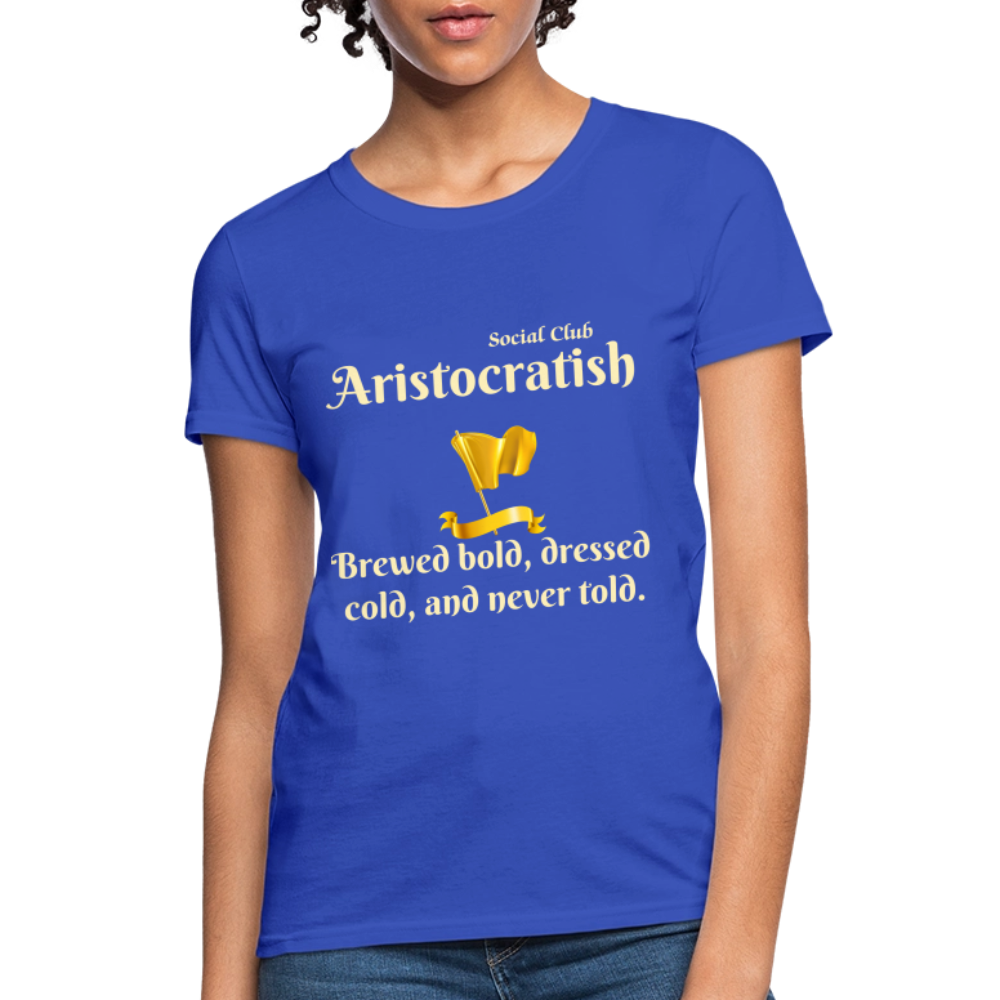 Aristocratish Social Club: Brewed bold - royal blue